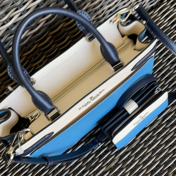 Kate Spade staci medium satchel & staci colorblock medium compact bifold - Picture 9 of 16